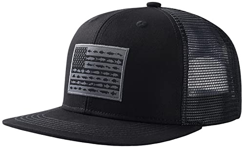 Bassdash Cappello Trucker a Tesa Piatta Regolabile Snapback Hat Mesh Back per Uomini Donne Pesca Caccia