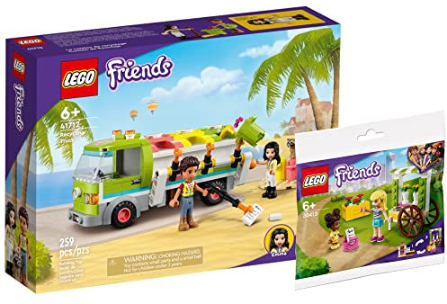 Ameet Verlag Lego Friends Set: Recycling-Auto 41712 + Friends Blumenwagen 30413 (Polybag)