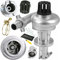 Marpol Pompa d'Acqua 1 per Decespugliatore a Scoppio Tubo Ø28mm 9 Denti Testina per Tosaerba Accessorio motopompa