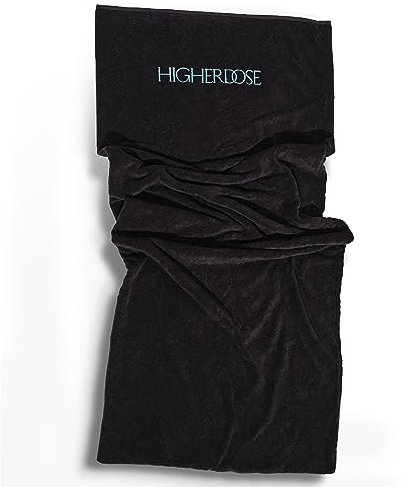 HigherDOSE Infrared Sauna Blanket Towel Insert - Reusable & Machine-Washable Insert for Blanket - 100% GOT Certified Organic Cotton Sauna Towels - Absorbs Sweat & Simplifies Clean-Up (30 x 69)