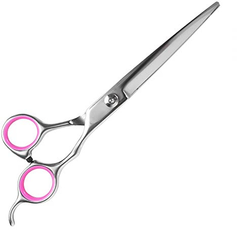 DONGKER Hundeschere, Edelstahl Hund Effilierschere/Gebogene Schere/Gerade Haarschere, Hund Fellschere Pfotenschere Für Haustier, Hunde und Katze Fellpflege