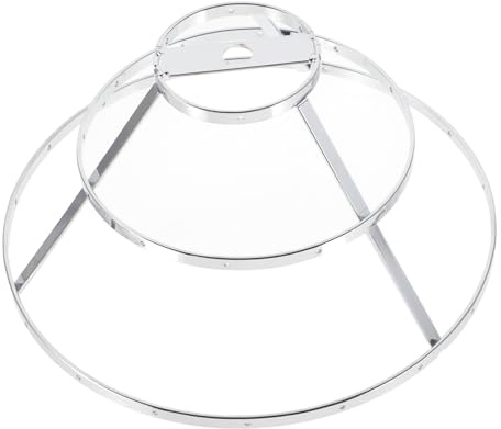 Angoily Lampenschirmrahmen Aus Eisen Diy Rahmen Für Lampenschirm Anhängerlampenschattenrahmen Metalllampenschattenrahmen Für Pendelleuchten Wohnraum Esszimmer 7.48 X 7.48 X 3.74 in