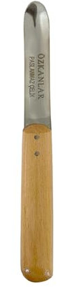 Özkanlar Vegetable Fruit Corer, Eggplant, Zucchini, Cucumber, Peppers, Apple Corer, Seed Remover Coring Tools, Natural