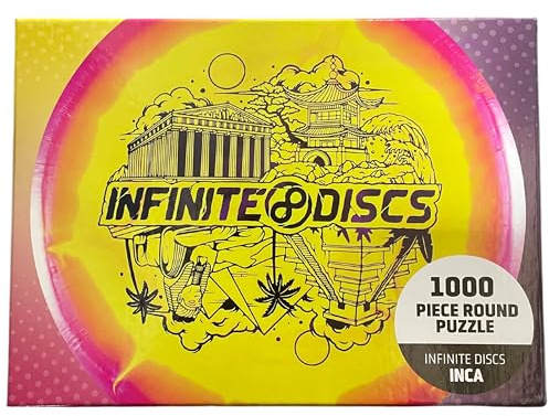 Round Disc Golf 1000 Piece Jigsaw Puzzle by Infinite Discs | Culture Stamp