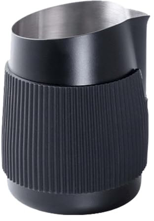 Milk Frothing Pitcher, Cappuccino Frother Cup, Steaming Jar for Milk, Stainless Steel Frothing Jug, Espresso Milk Jug, Hot Chocolate Frothing Cup, Frothing Pitcher