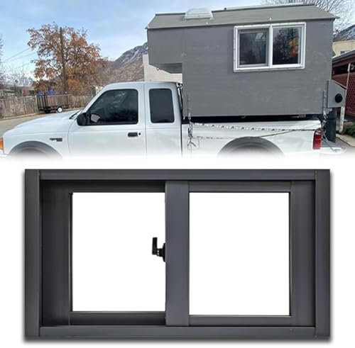 XGXHIN Replacement Aluminum Basement Window with Screen, Heavy Duty Horizontal Sliding Window for Sheds, Chicken Coops, Lofts