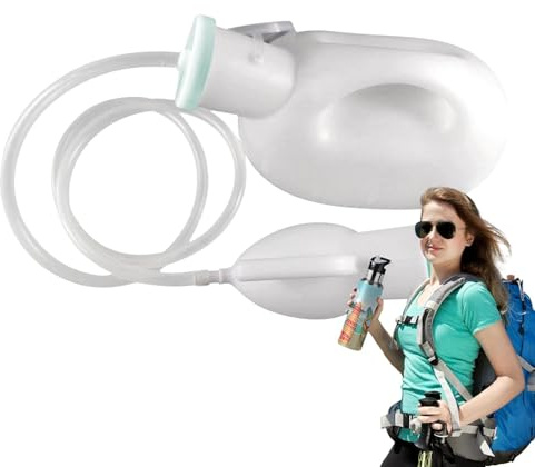 Botellas de para hombres que viajan,Urinario unisex de 68OZ con tapa | y asa - Colector de urinario masculino y femenino para hospital, cámping, coche, viaje, inodoro, urinario