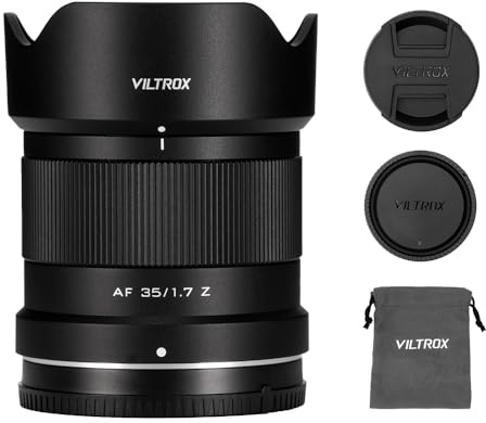 VILTROX APS-C AF 35mm F1.7 Objektiv für Nikon Z Mount, Autofokus-Prime-Objektiv, Kompatibel mit Nikon Z-Mount-Kamera Zfc Z50 Z5 Z6 Z7 Z8 Z9 Z7 Z50II Z6II Z30 ZF