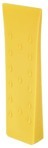QUARKZMAN Cunei da Abbattimento in Plastica 1pz Cuneo Anteriore ABS 254 mm Cuneo Spaccalegna per Legna Cunei per Alberi Legno Accessori Forestali Foresta, Giallo