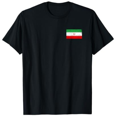 Iran Flag Graphic For Men Women Kids T-Shirt