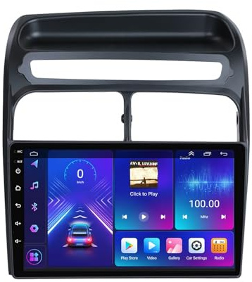 9 Pollici Android 14 Autoradio 2 Din per Fiat Grande Punto Linea 2007-2012 con Carplay Android Auto Senza Fili Bluetooth Stereo Auto Vista Posteriore in Diretta,con Comandi al volante(P4 4G+WIFI 8Core