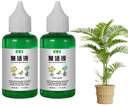 2 Pièces Liquide De Résurrection, Concentré Liquide Fertilisant Engrais | 50ml Solution liquided'activation des plants et des fleurs pour Améliorer La Croissance DesPlants