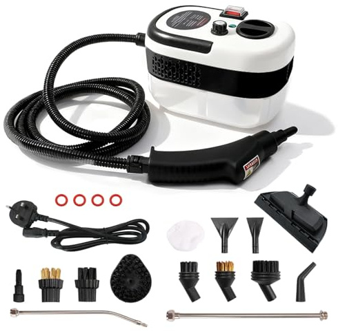 Steam Cleaner Handheld for Home, 2500W High Temperature Pressurized Machine, Large Capacity Steam Cleaning & 14 Accessories, Portable Cleaning Steamer for Car, Bed Bug, Furniture, Couch