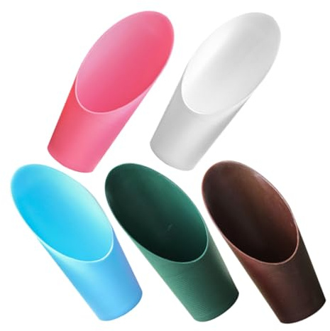 ARTIBETTER Set da 5 Palette per Terriccio in Plastica PP Paletta per Terreno da Giardino Multifunzionale Piccole Palette Leggere per Piantare Fiori e Piante Grasse Riutilizzabile