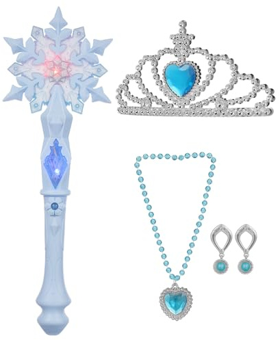 Veemoon Bâton Magique Lumineux pour Filles – Bâton de Fête Bleu Dégradé, Plastique Léger – Clignotant Portable pour Éclairage Nocturne et Ambiance Festive, 1 Pièce