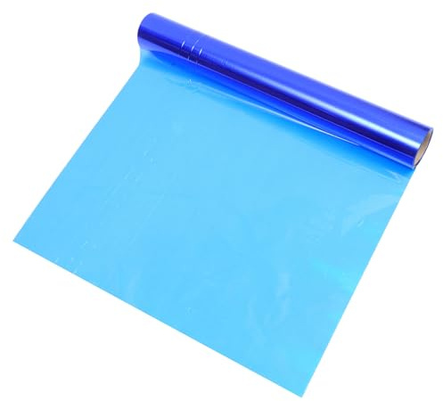 MAGICLULU Rotolo di Cellophane per Imballaggio Blu ad Alta Densità Resistente All'usura per Fiori e Cesti Regalo Materiale Opp di Qualità