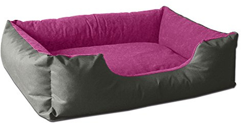 BedDog Hundebett LUPI Hundekissen Hundekorb mit Waschbarem Bezug | Hundesofa Schlafplatz und Liegeplatz für Alle Hunderassen, Formstabil Gepolstert, Sechs Größen von S bis XXXL