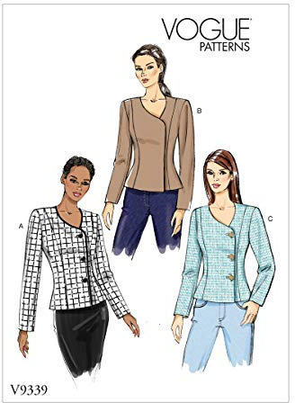McCall 's v9339 Vogue Schnittmuster, Vorlage, Papier, weiß, 6–44–12–14