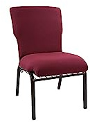 Flash Furniture Advantage Maroon Discount Church Chair - 21 in. Wide