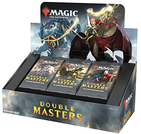 Magic The Gathering Double Masters Booster Box Magic The Gathering TCG - 24 Packungen + Double Box Topper C82630000