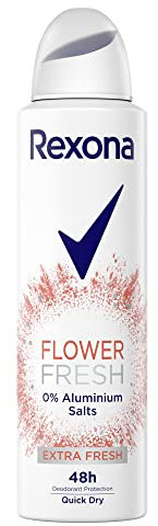 Rexona Deo Spray Flower Fresh Deo ohne Aluminium mit 48-Stunden-Schutz gegen Körpergeruch 150 ml 1 Stück