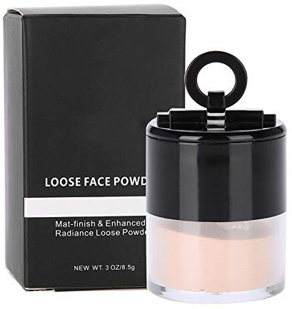 Poudre professionnelle en vrac pour le visage, poudre libre translucide de contrôle de l'huile de poudre de maquillage blanchissante pour la fixation ou la fondation, légère, longue durée(FT02)