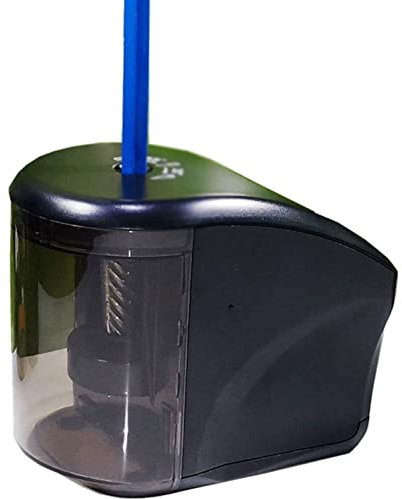 XIXIDIAN Automatischer elektrischer Bleistiftspitzerblatt for Kinder Schul-Schreibwaren Büro Home Supplies Batteriebetrieben