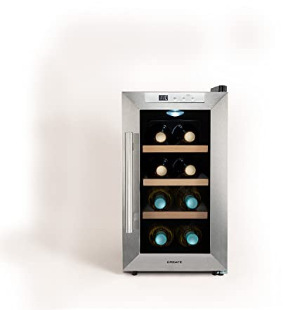 CREATE / WINECOOLER WOOD - Elektrischer Weinkühler (8 Flaschen)