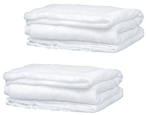 AOFOX Coperta Neve di Natale 90 x 240 cm Falso Albero Neve Base Coperta Neve per Natività Runners per Albero di Natale Runners Decorazione Invernale (2 Pezzi)