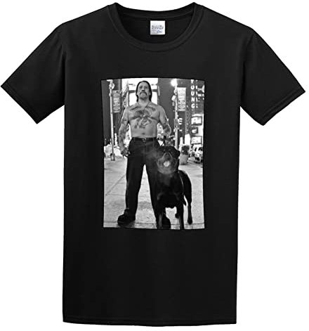 JinQi Danny Trejo Machete Rodriguez from Dusk Till Dawn 100% Cotton Tshirts Men XXX-Large
