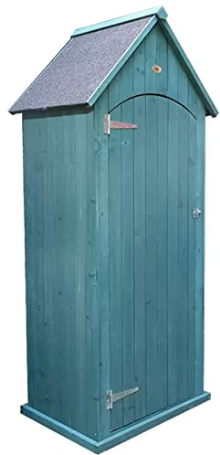 Brustmuskel-Dilatator, wasserdichter Outdoor-Aufbewahrungsschrank, Holz-Gartenhaus-Abdeckung für Rasenmäher, Gartengeräte, schützt vor Regen, Wind und Schnee, Gartengeräte-Schrank (A)