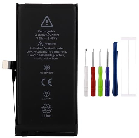 Swark A2471 Batterie de rechange compatible avec iPhone 12 Mini A2176 A2398 A2399 A2400 avec outils