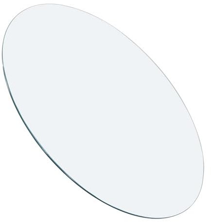 SYUFRE Tapa De Cristal para Mesa Redonda Tablero De Vidrio Redondas Vidrio Templado Transparente para Mesa De Comedor Diámetro 35cm ~ 100cm para Mesa De Comedor Cocina Jardín (Size : Ø 90cm(36Inch))