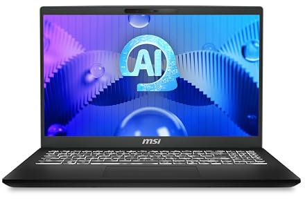 MSI Modern 15 H AI C1MG-039IT Notebook 15.6” FHD 60Hz, Intel Core Ultra 5 125H, Intel ARC, 16GB RAM DDR5 5600MHz, 512GB SSD PCIe4, WiFi 6E, Win 11 Home [Layout e Garanzia ITA], Nero