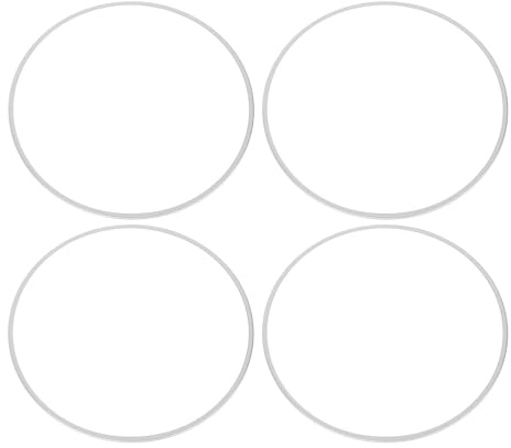 Yctze 4pcs Car Rim Guards Cover Self Adhesive Universal Aluminium Alloy Rim Protector Trim Rings 360 Degree Wheel Hub Decor for 19 Inch (Silver)