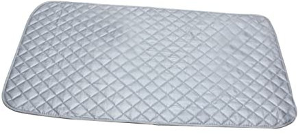 Amosfun Tapis de Lavage Et de Séchage Couverture de Repassage Housse de Planche à Repasser Coton Gris Coussin de 5 X 18 9 Pouces Rangement Compact