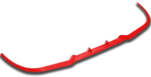 OEXRIGRU Frontlippe Spoiler Für Golf 4 R32 Für Golf4 IV R FRONTSPOILER Lip Spoilerlippe Universal 3-TLG. Body Kit Frontstoßstange Spoiler(Red)