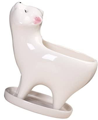 PHENOFICE Keramik-blumentopf Katzenform Kreativ Sukkulenten Übertopf Für Haus Büro Garten Dekoration Geschenk Für Pflanzenliebhaber