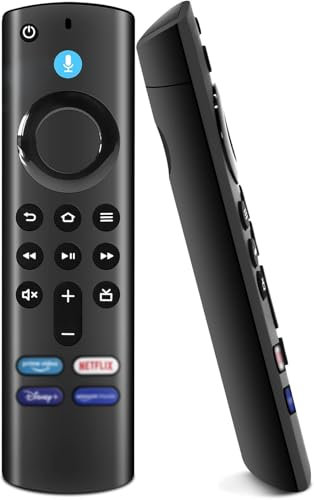 Telecomando Vocale Sostitutivo 4th Gen per AMZ Fir-e TV Stic-k(2nd Gen & 3rd Gen)/Lite,4K,4K Max,Per AMZ Smart TV Cube (2nd Gen & 3rd Gen) TVs