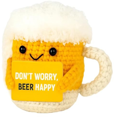 BbiuRer Bier Geschenk, Lustiges Biergeschenk für Männer, Emotional Süßes Haken Kartoffel, Kleines Geschenk für Männer Als Emotionale Unterstützung, Geburtstage und Besten Freund