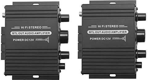 Janasiba 2 X 12 V Mini Audio Power Auto Amplificatore audio digitale ricevitore AMP Dual Canale 20 W + 20 W Tripla Altezza Regolatore per la casa