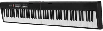 88 Tangenters Hopfällbara Halvvägda Standardklaviatur Digitalpiano Professionellt Framträdande