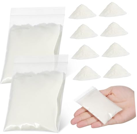 Healifty Ciment pour Collage de Mini Briques et Maison de Poupée Miniature Blanc en 20 Sachets Adhésif à Base D'amidon de Maïs Haute Résistance pour Projets DIY Multiples