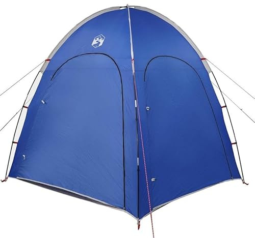 Tente de piscine, bleu azur, 366 x 305 cm, imperméable, en tissu polyester, pour jardin, piscine et extérieur, montage rapide, protection UV