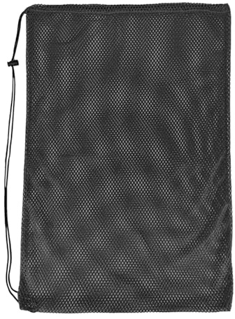 Grande borsa da immersione in rete, organizer extra large per attrezzatura da snorkeling con chiusura a coulisse, sacca in nylon leggero per immersioni, snorkeling, pinne da nuoto, viaggi, spiaggia