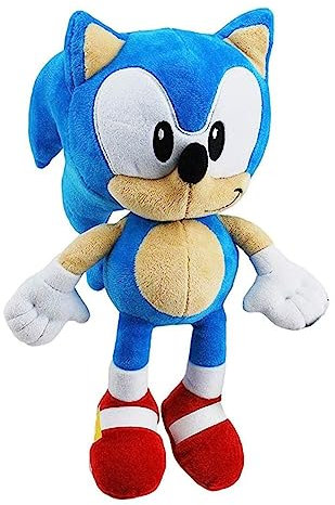 Sonic The Hedgehog - SEGA The Hedgehog Sonic Peluche 30cm, Azzurro