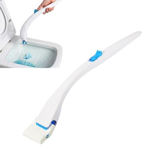 Escobilla de Inodoro Desechable, Escobilla de Inodoro Reemplazable, Cepillo de Limpieza desechable para Inodoro reemplazable para el baño del hogar