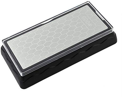 Edinstry Double-Sided Diamond Sharpening Stone, 6 Whetstone, 600/1200 Grit Knife Sharpening Stone