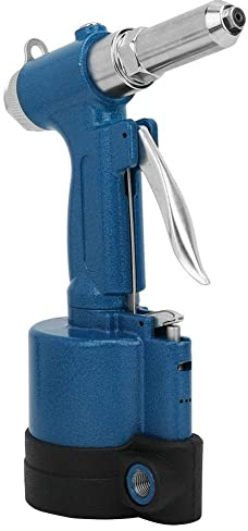 Druckluft Nietzange Set Pneumatisch Nietpistole für Nieten 2,4-5,0 mm Druckluft Nietpistole Tool für Stahl Edelstahl ALU Nieten