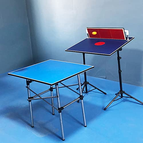 ZJMAMA Table Tennis Training Machine Rubber Rebound Board, Professional Single Traine Return Baffle with Double Stand, Self Practice Sparring Sports Exercise Equipment for Home Gym School